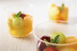 petit dejeuner pause cafe shooters fruits frais